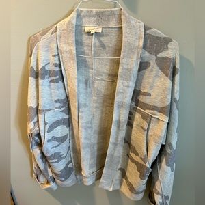 Camo cardigan